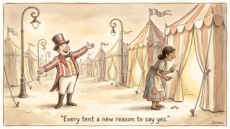There’s always another tent